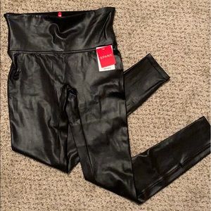 SPANX faux leather leggings